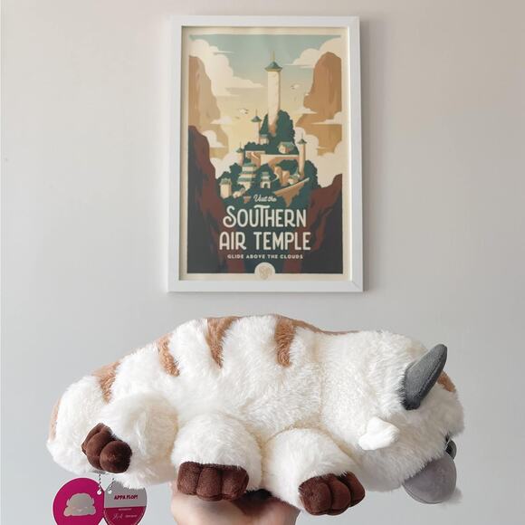 Appa Plush Avatar The Last Airbender 12 Inch Soft Cotton Stuffed Collectible - Picture 2 of 9